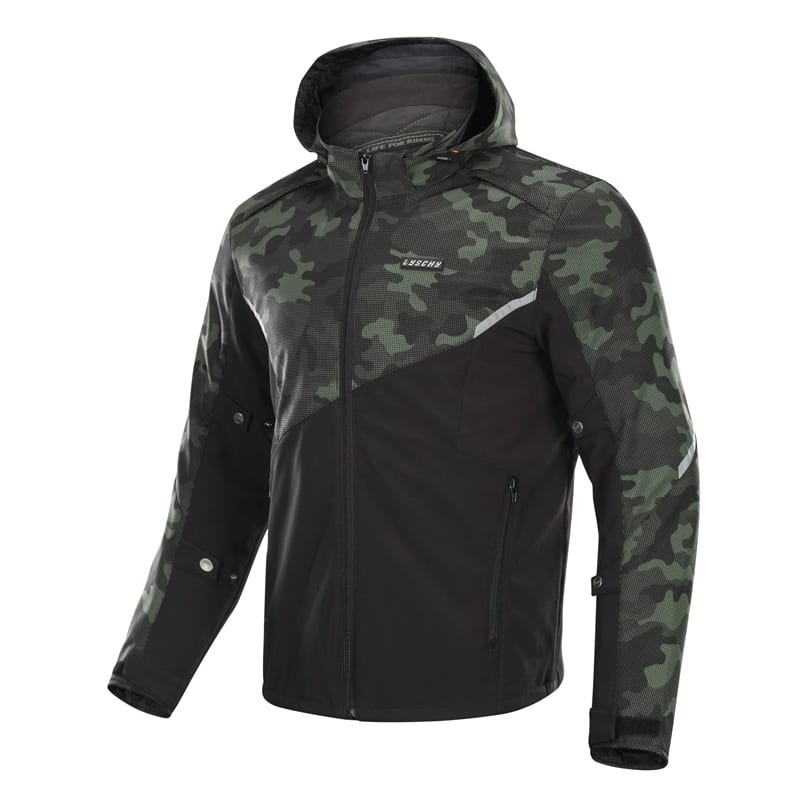 Chaqueta para moto lyschy LY-809 urbana con protecciones multi estacion