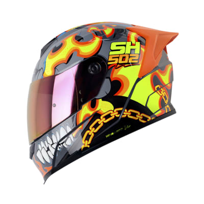 casco moto shaft 502sp fire boy gr nj.n integral normal dot acreditado (V/SV)