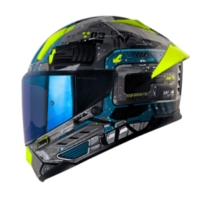 Casco moto shaft 595 omega gr az integral (SV)