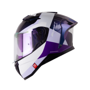 Casco moto shaft pro 606sp flame camaleon integral con sun visor