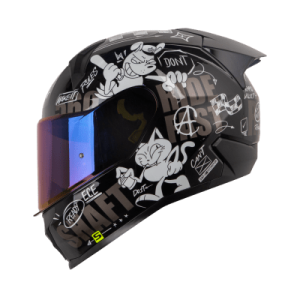 Casco moto shaft 560 evo anarchy ng bl