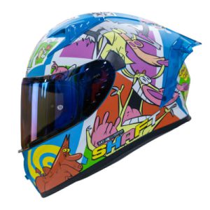 Casco moto shaft 526sp evo cow and chicken integral cartoon network
