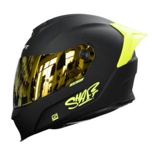 casco moto shaft 502sp solid ng neon yellow integral normal dot acreditado