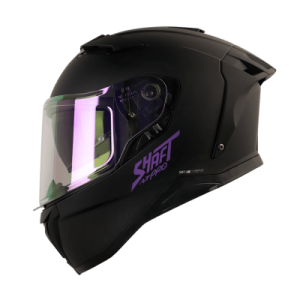 Casco moto shaft pro 606sp solid ng mr integral con sun visor