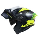 Casco moto ich 3120 mixter am.n abatible con sun visor certificación dot 3cv