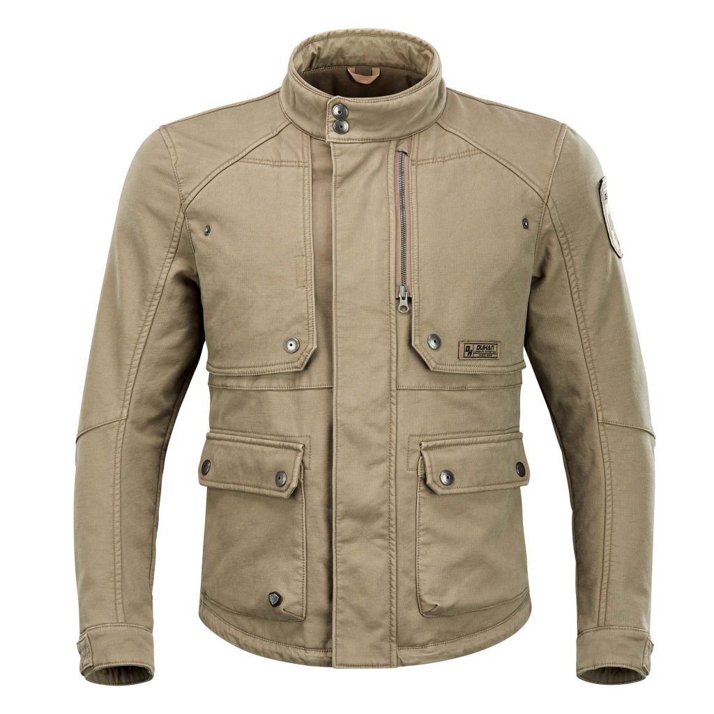 Chaqueta moto duhan d-2272 bg larga classic