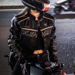 Chaqueta moto duhan d-23551 mujer ng