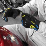 Guantes para moto ones again mg03 azul / amarillo