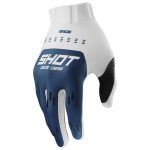 Guantes moto shot race evo petrol blue motocross enduro 09