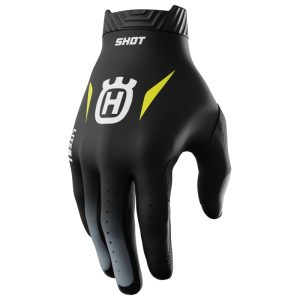 Guantes moto shot lite hva black motocross enduro husqvarna 09