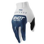 Guantes moto shot race kid evo petrol blue motocross enduro niño 8-9