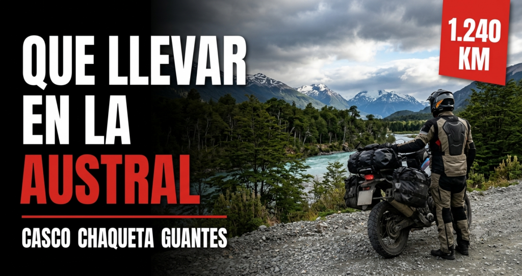 Qué equipamiento llevar en un viaje en moto por Chile