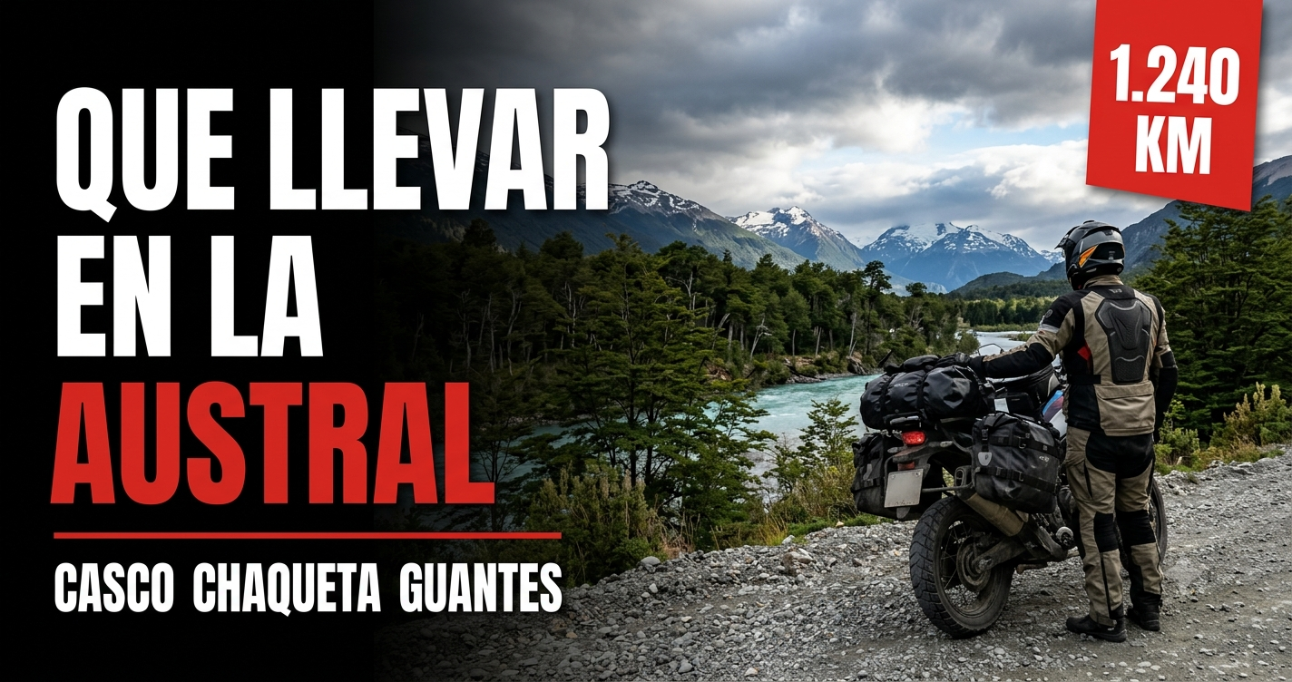 Qué equipamiento llevar en un viaje en moto por Chile