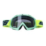 Antiparras Shaft SH-16 Evo Turquesa Mate Amarillo Neón SM Motocross Enduro