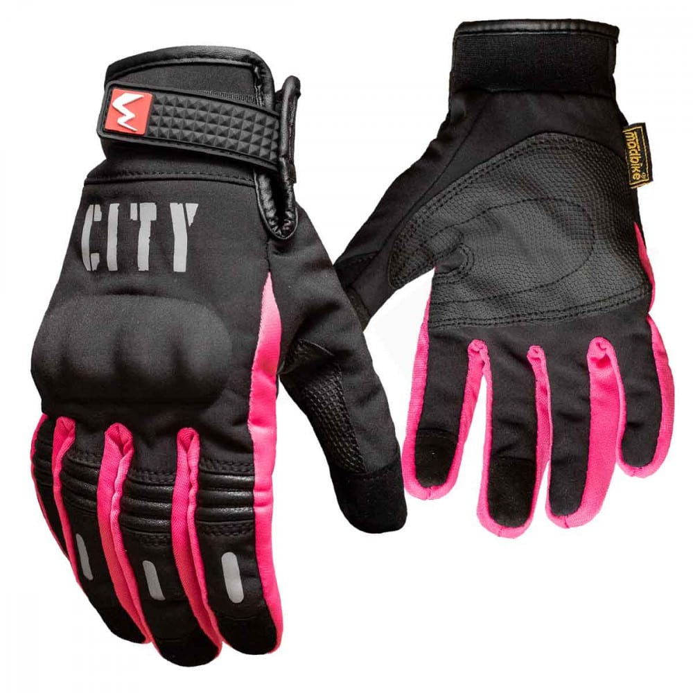Guante Madbike City Rosa mujer