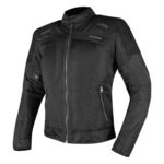 Chaqueta moto Ones Again SJ01 verano con Protecciones Negra