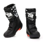 Botas para moto Junior Tiger Racing TR-TE007 Negra Motocross Enduro Kid