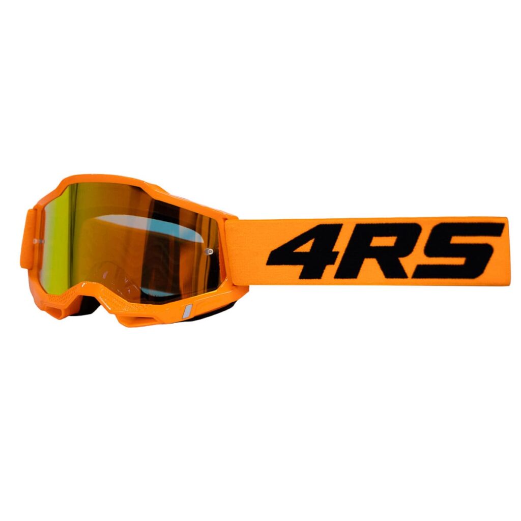 Antiparras para moto 4RS Lite Naranja Motocross Enduro Mtb