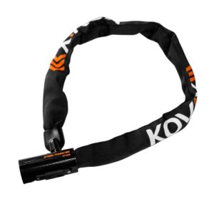 Cadena Eslabon con alarma Kovix KCQ08-100 para moto 120DB