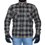 Camisa Leñadora para moto Armad Gear Field Gris con Protecciones