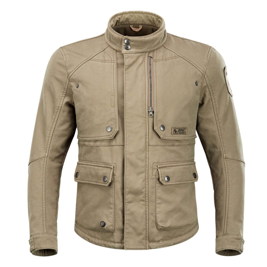 Chaqueta moto Duhan D-2272 BG Larga Classic
