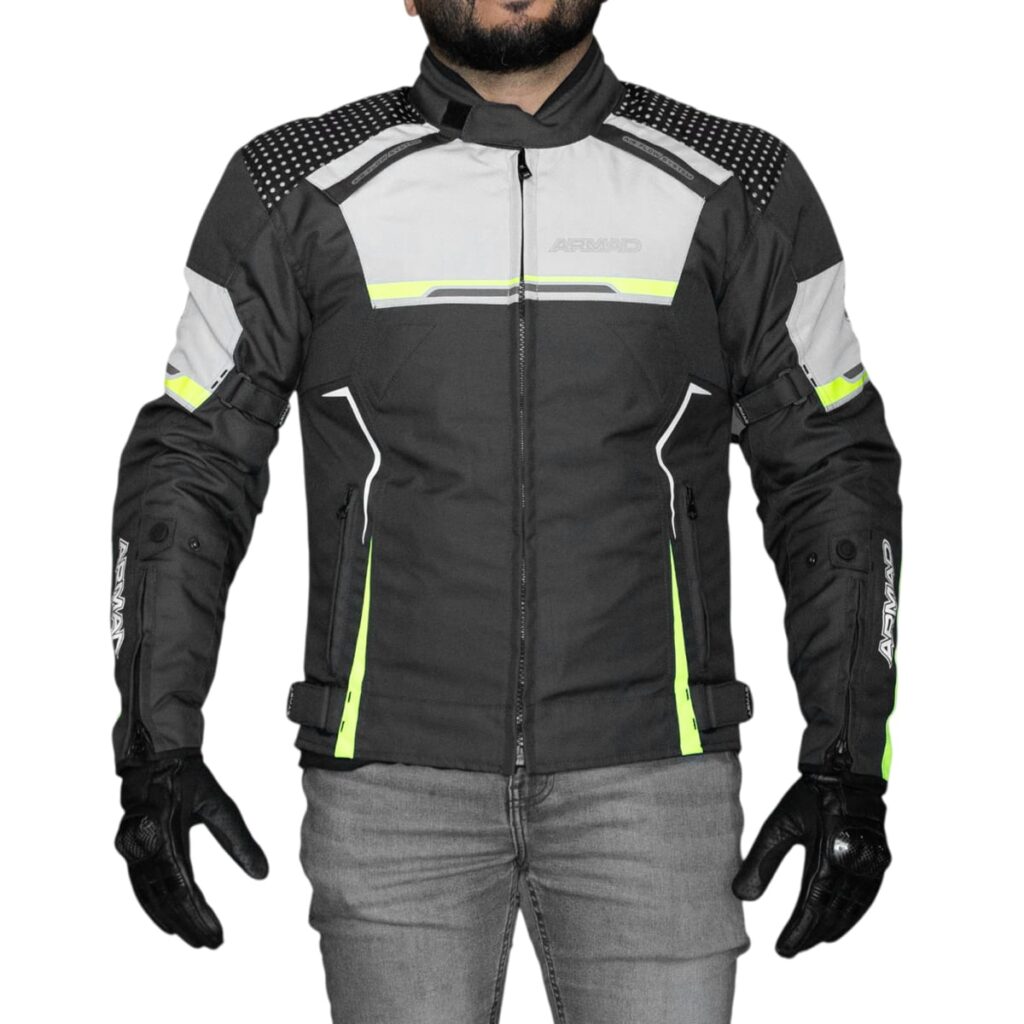 Chaqueta moto Armad 2032 Negro Amarillo