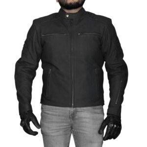 Chaqueta moto Armad Cuero D-matt Negro