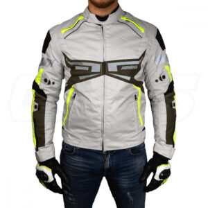 Chaqueta para moto Armad Gear Pool White Maxdura Impermable