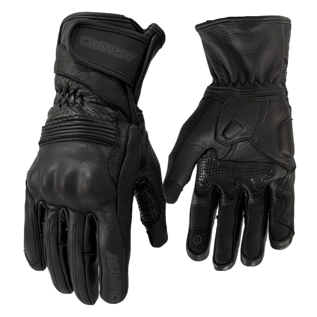 Guantes para moto Armad Gear AERO1 Cuero Largos Touch