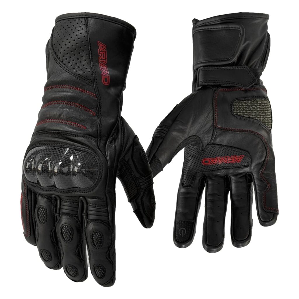 Guantes para moto Armad Gear Mike GP Touch Cuero Largo
