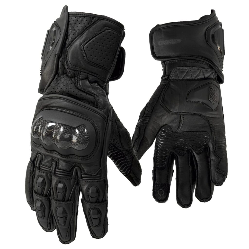 Guantes para moto Armad Gear Range Cuero Largos