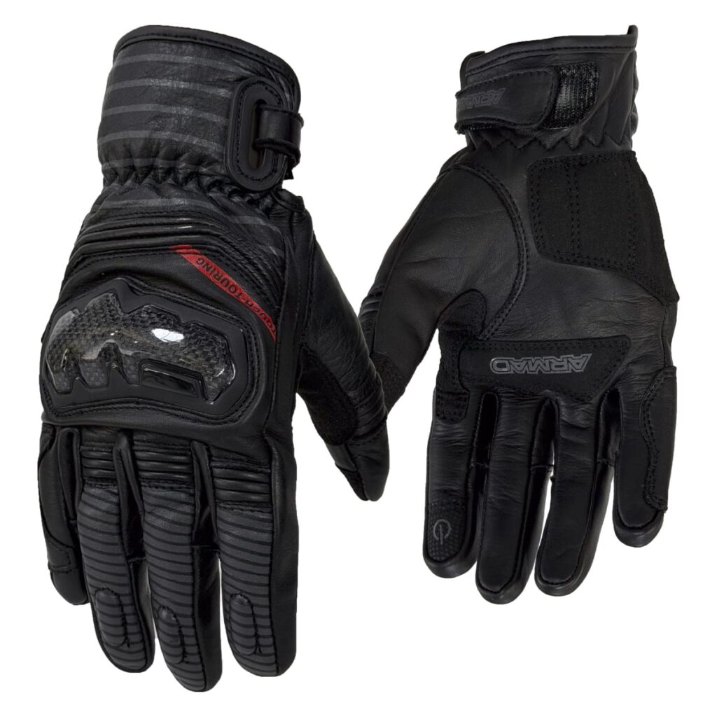 Guantes para moto Armad Gear Touch Cuero Touch Protecciones