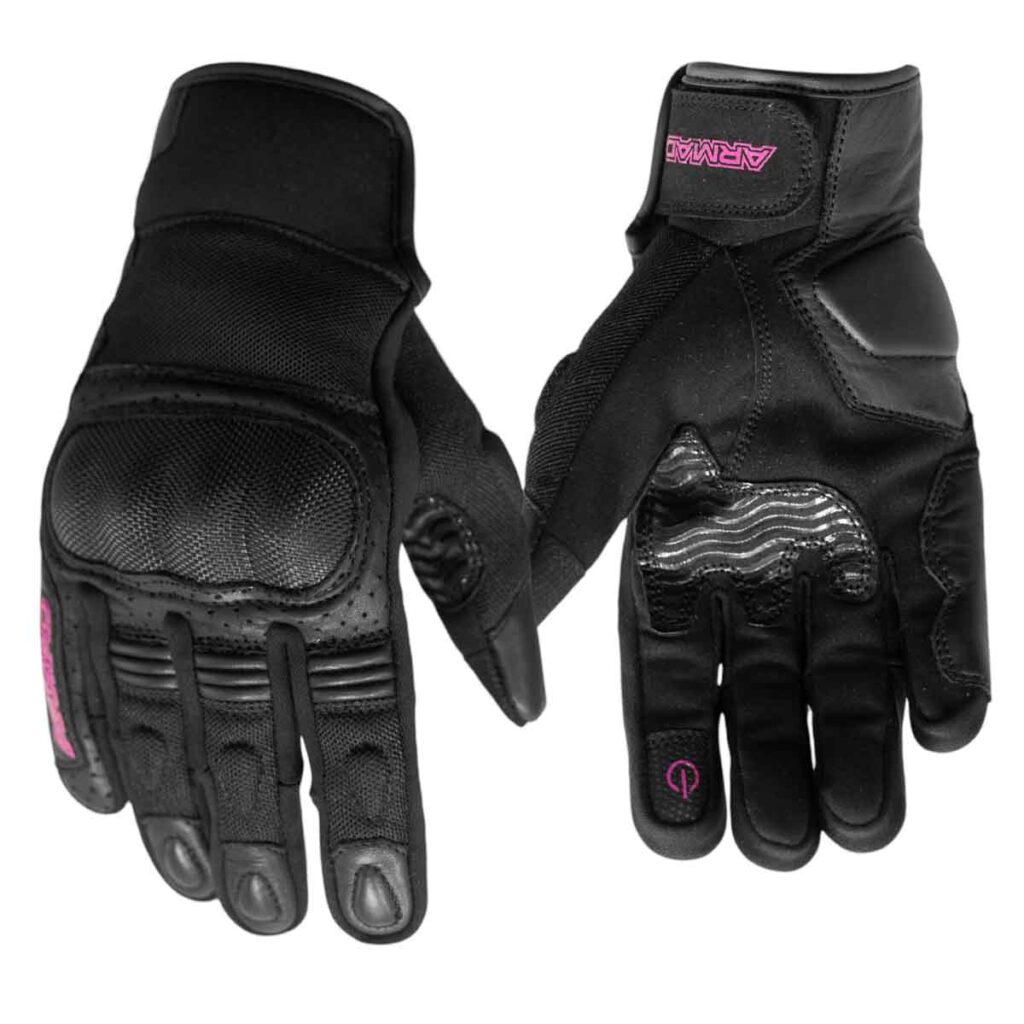 Guantes para moto Armad Gear Orana mujer Touch Protecciones