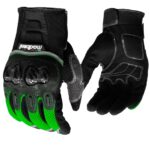 Guantes moto Madbike MAD03 con Protecciones Verde