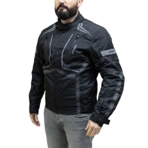 Chaqueta para moto Armad Gear Start UP Negro Maxdura Impermable