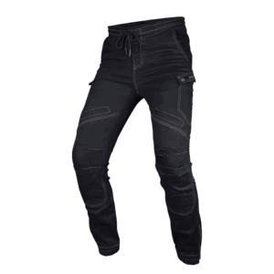 Pantalon moto Ones Again MJ02 Negro Tipo Jeans con Protecciones