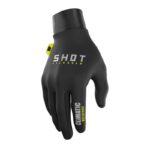Guantes moto Shot Climatic Black Neon Yellow invierno Impermeables Motocross Enduro