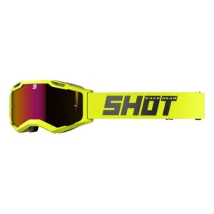 Antiparras moto Shot Iris 2.0 Solid Yeellow Glossy Motocross Enduro