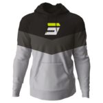 Poleron con Gorro Shot Stripe Black