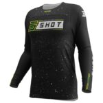 Polera moto Shot Contact Art Black Motocross Enduro