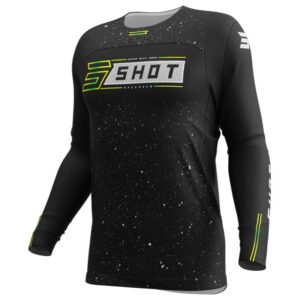 Polera moto Shot Contact Art Black Motocross Enduro
