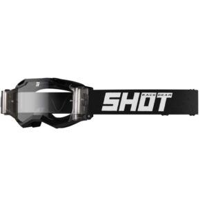 Antiparras moto Shot Assault 2.0 Roll Off Solid Black Motocross Enduro