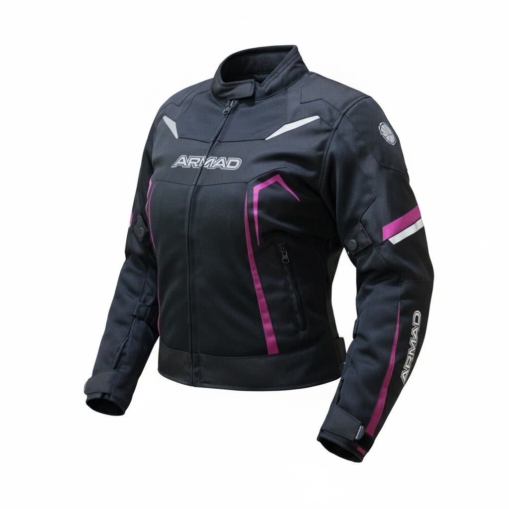 Chaqueta moto Armad 2042 mujer Negro