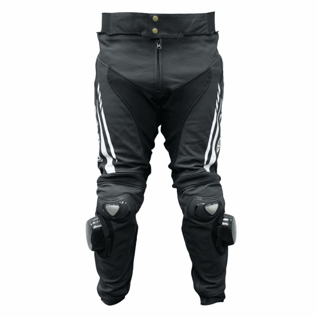 Pantalon moto Armad Gear Steel Cuero Racing con Sliders