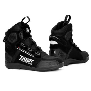 Botas para moto Tiger Racing R1 Negro con Caña Urbanas