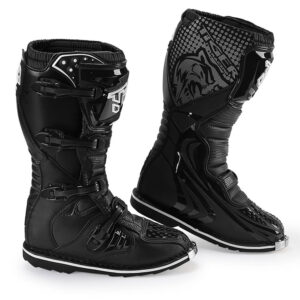 Botas para moto Tiger Racing TR-E001 Negro Motocross Enduro