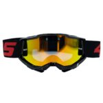 Antiparras para moto 4RS Lite Negro Rojo Motocross Enduro Mtb
