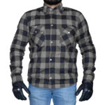 Camisa Leñadora para moto Armad Gear Field Gris con Protecciones