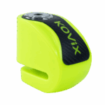 Candado disco moto Kovix KNN1 Verde Fluor Pin 6MM Aleacion Acero