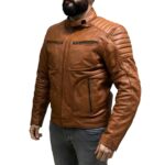 Chaqueta para moto Armad Gear Falcon Cuero Cafe